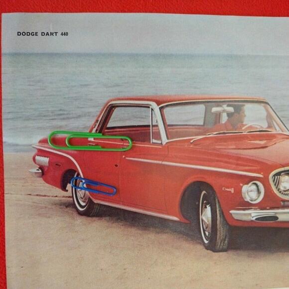 1961 Dodge 1962 Lancer Polara Dart Red White Cars 2+pg 21x13‎ Vtg 60s PRINT AD- - Picture 5 of 13